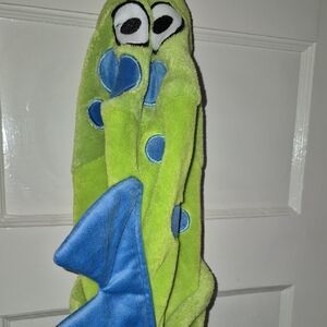 Vibrant Monster Hooded Dino Blanket. Great Condition
